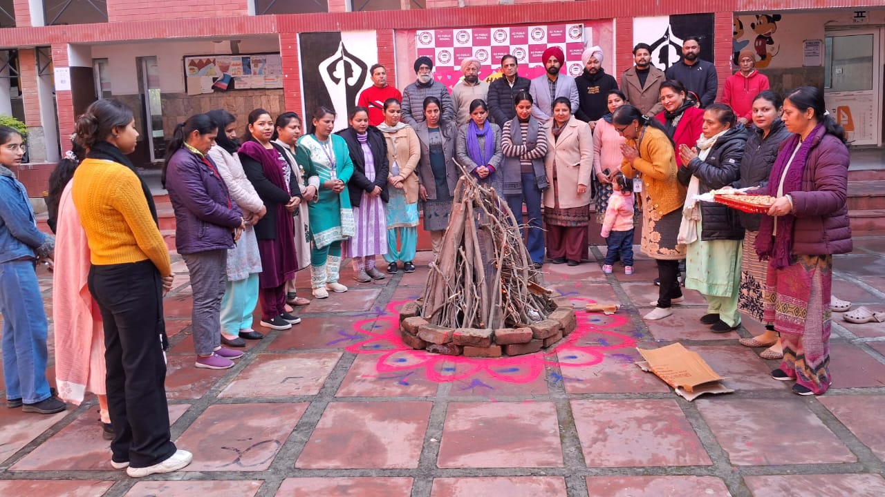Lohri celebrated in KC Public School